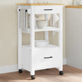 Keukentrolley MONZA 48x40x88,5 cm massief grenenhout