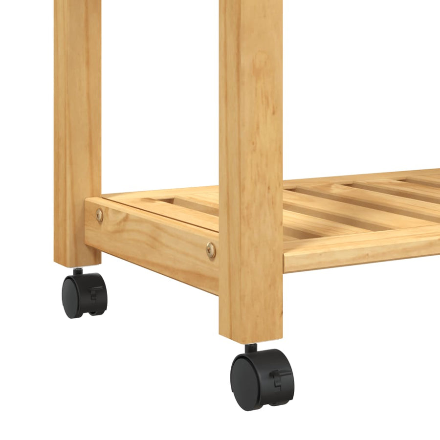Keukentrolley Monza Massief Grenenhout 84 x 40 x 90 cm Bruin