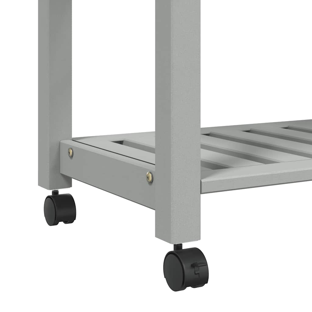 Keukentrolley Monza Massief Grenenhout 84 x 40 x 90 cm Grijs