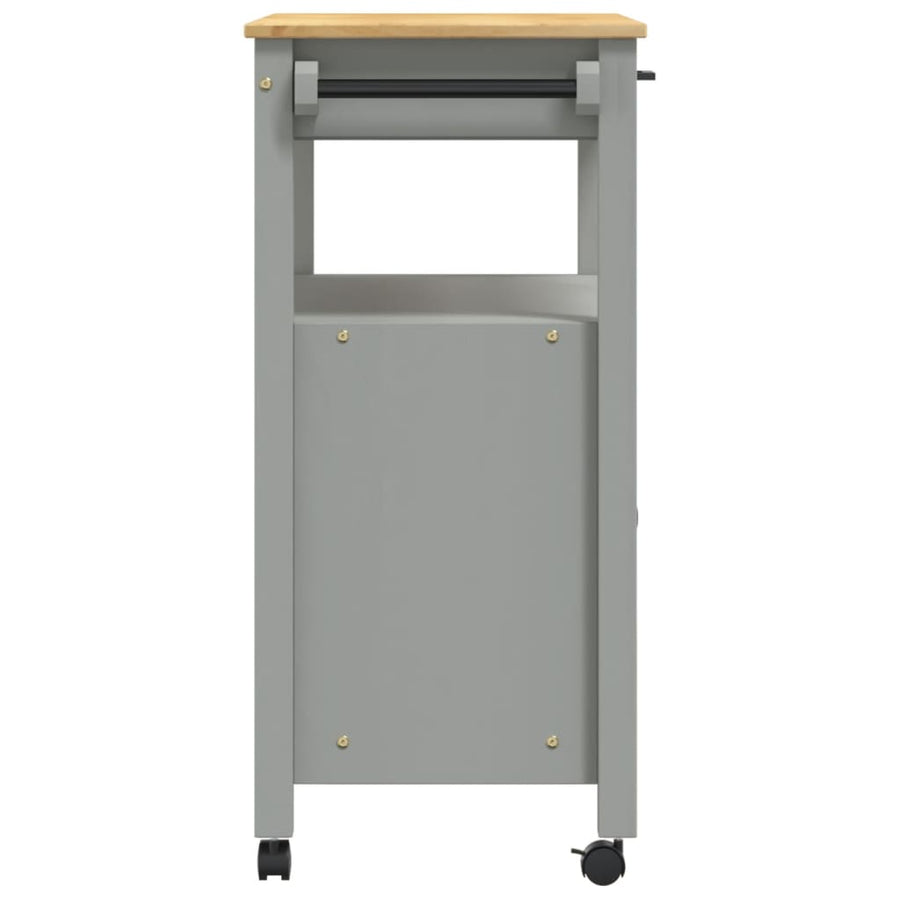 Keukentrolley Monza Massief Grenenhout 84 x 40 x 90 cm Grijs