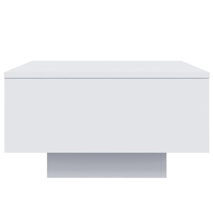 Salontafel Bewerkt Hout 55 x 55 x 31 cm Wit