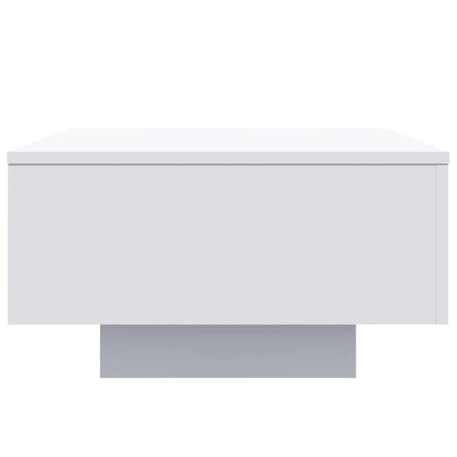 Salontafel Bewerkt Hout 55 x 55 x 31 cm Wit