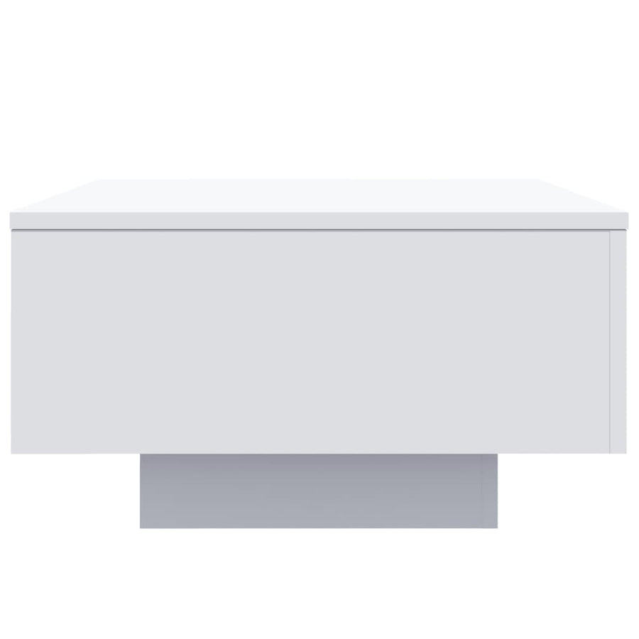 Salontafel Bewerkt Hout 55 x 55 x 31 cm Wit