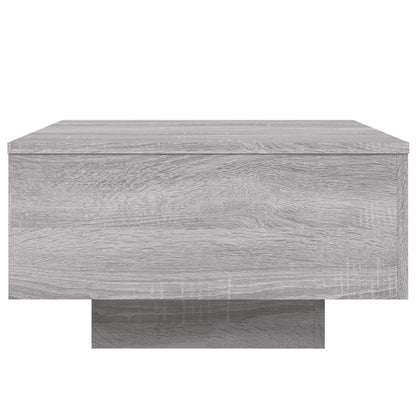 Salontafel 55x55x31 cm bewerkt hout grijs sonoma eikenkleurig 55 x 55 x 31 cm Grijs sonoma