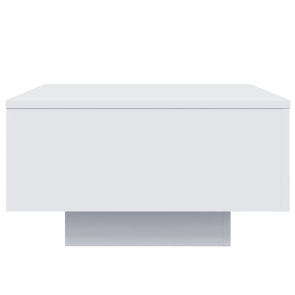 Salontafel Met Led-Verlichting 55 x 55 x 31 cm Wit