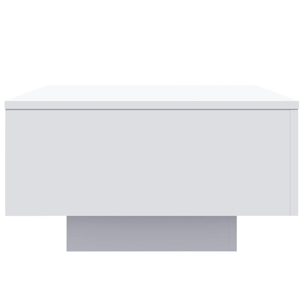 Salontafel Met Led-Verlichting 55 x 55 x 31 cm Wit