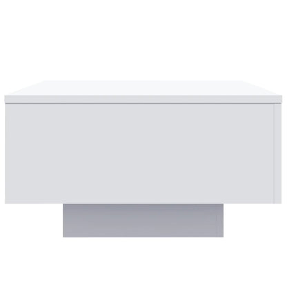 Salontafel Met Led-Verlichting 55 x 55 x 31 cm Wit