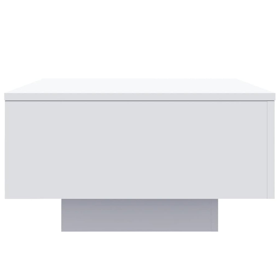 Salontafel Met Led-Verlichting 55 x 55 x 31 cm Wit