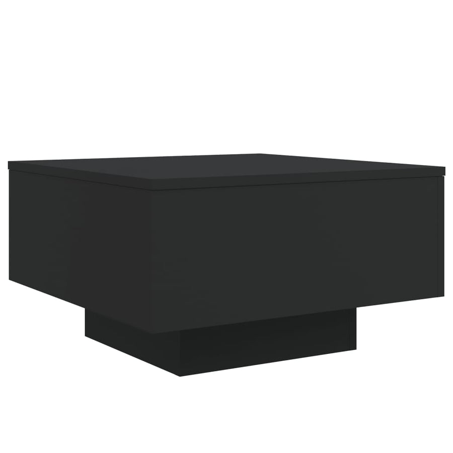 Salontafel Met Led-Verlichting 55 x 55 x 31 cm Zwart