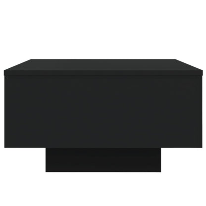 Salontafel Met Led-Verlichting 55 x 55 x 31 cm Zwart