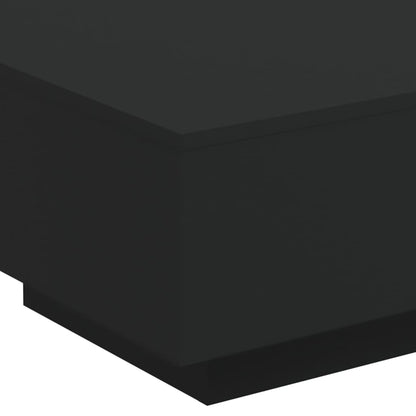 Salontafel Met Led-Verlichting 55 x 55 x 31 cm Zwart