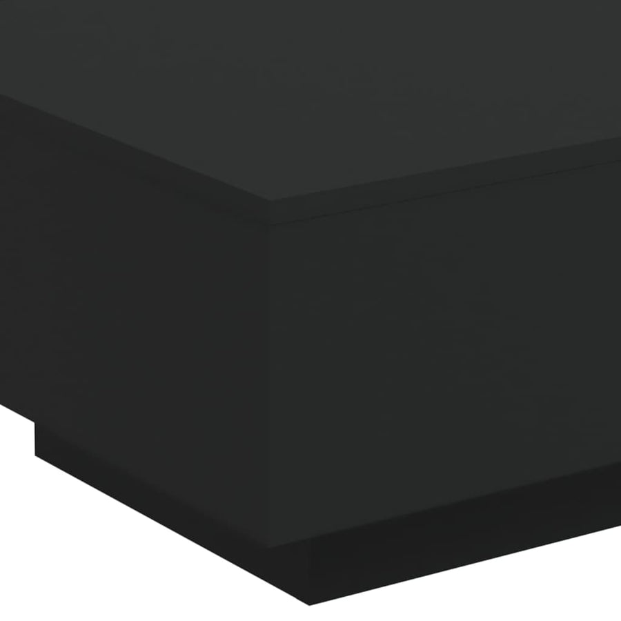 Salontafel Met Led-Verlichting 55 x 55 x 31 cm Zwart