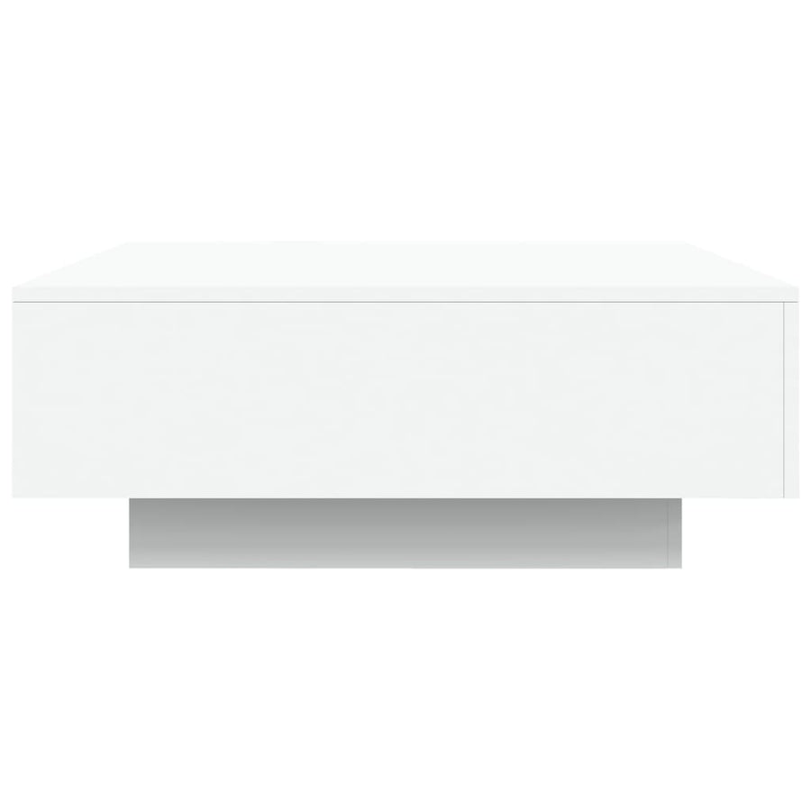 Salontafel 80x80x31 cm spaanplaat wit 80 x 80 x 31 cm Wit
