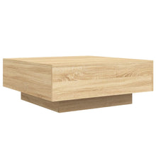 Salontafel 80x80x31 cm spaanplaat sonoma eikenkleurig 80 x 80 x 31 cm Sonoma eiken