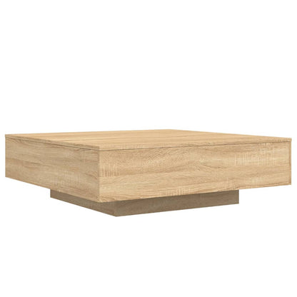 Salontafel 100x100x31 cm bewerkt hout sonoma eikenkleurig 100 x 100 x 31 cm Sonoma eiken