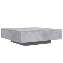 Salontafel 100x100x31 cm bewerkt hout betongrijs 100 x 100 x 31 cm Betongrijs