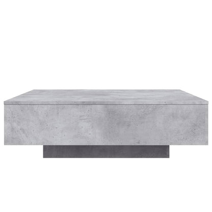 Salontafel 100x100x31 cm bewerkt hout betongrijs 100 x 100 x 31 cm Betongrijs