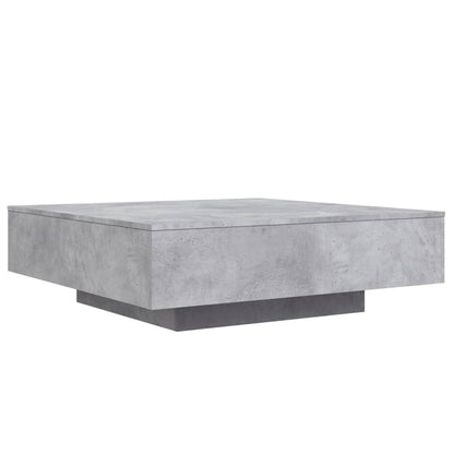 Salontafel 100x100x31 cm bewerkt hout betongrijs 100 x 100 x 31 cm Betongrijs