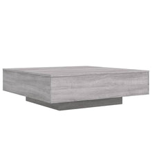 Salontafel 100x100x31 cm bewerkt hout grijs sonoma eikenkleurig 100 x 100 x 31 cm Grijs sonoma