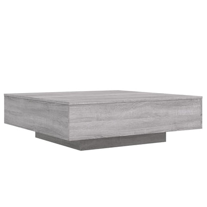Salontafel 100x100x31 cm bewerkt hout grijs sonoma eikenkleurig 100 x 100 x 31 cm Grijs sonoma