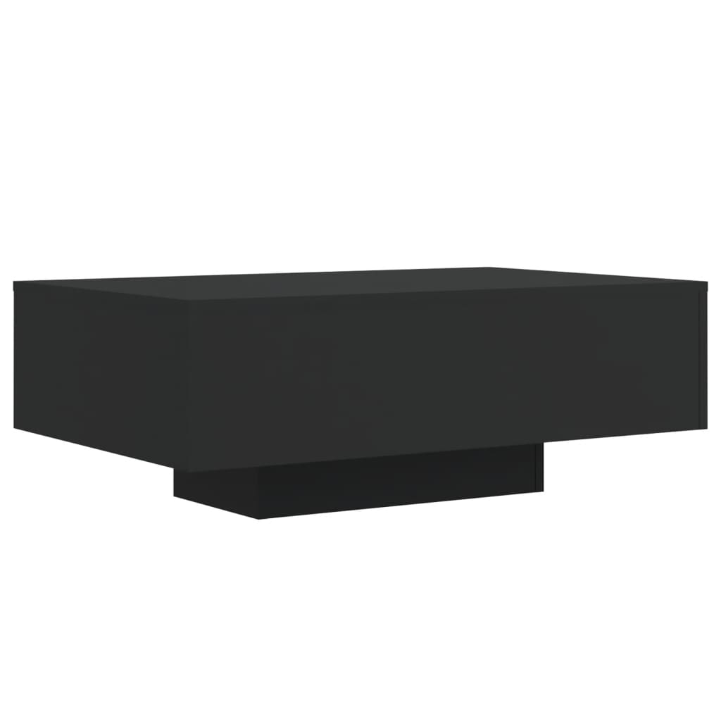 Salontafel Met Led-Verlichting 85 x 55 x 31 cm Zwart