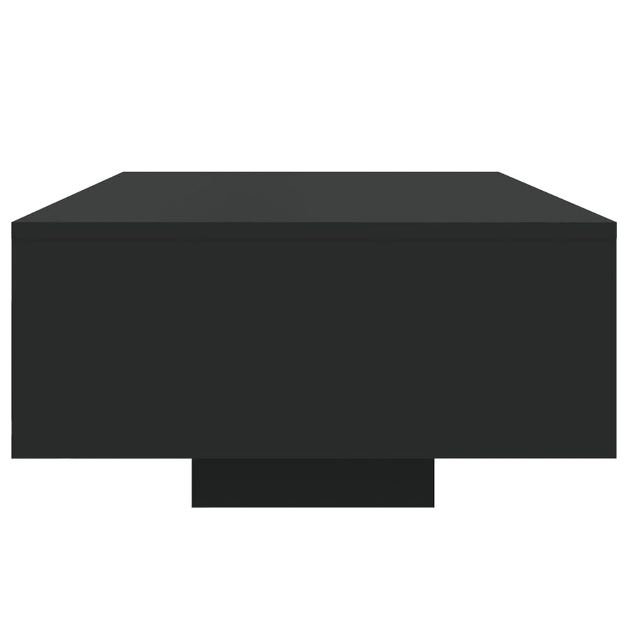 Salontafel Met Led-Verlichting 85 x 55 x 31 cm Zwart