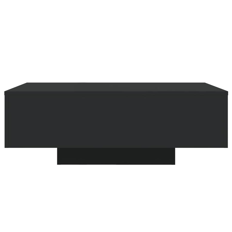Salontafel Met Led-Verlichting 85 x 55 x 31 cm Zwart