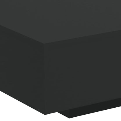 Salontafel Met Led-Verlichting 85 x 55 x 31 cm Zwart