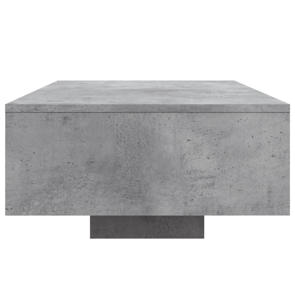 Salontafel Met Led-Verlichting 85 x 55 x 31 cm Betongrijs
