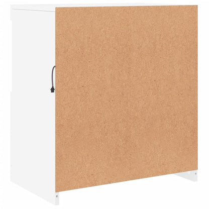 Dressoir Met Led-Verlichting 60,5X37X67 Cm Wit