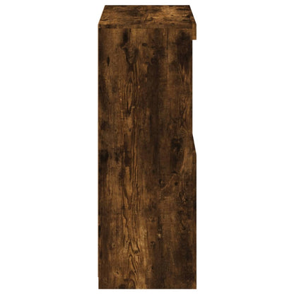 Bijzetkast Met Led Bewerkt Hout Kleurig Gerookt eiken