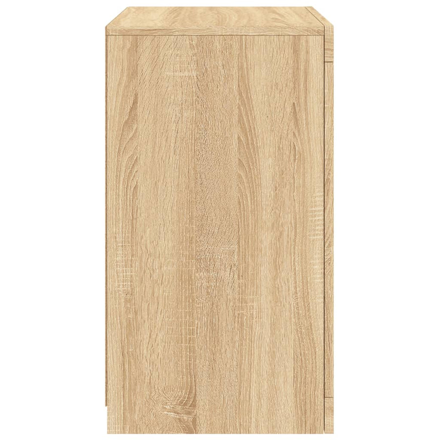 Bijzetkastjes Met Led Bewerkt Hout Kleurig 1 2 Sonoma eiken