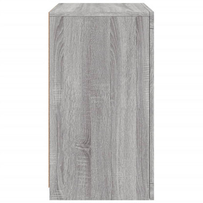 Bijzetkastjes Met Led Bewerkt Hout Eikenkleur 1 2 Grijs sonoma