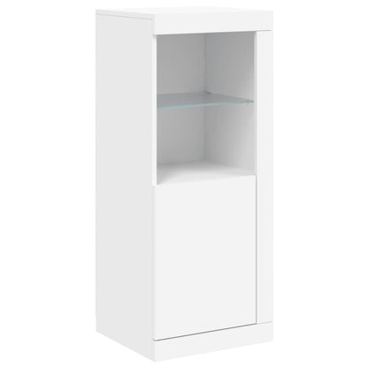 Dressoir Met Led-Verlichting 4X37X00 Cm Wit