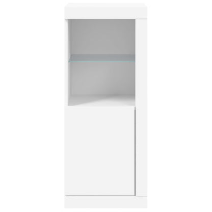 Dressoir Met Led-Verlichting 4X37X00 Cm Wit