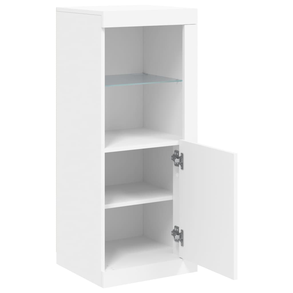 Dressoir Met Led-Verlichting 4X37X00 Cm Wit