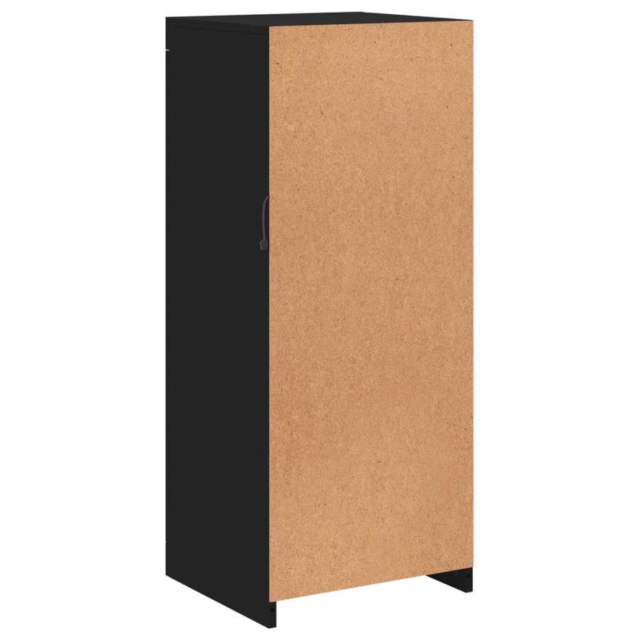 Dressoir Met Led-Verlichting 4X37X00 Cm Zwart