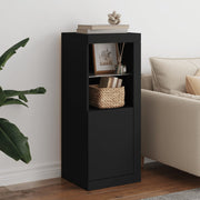 Dressoir 41x37x100 cm zwart LED