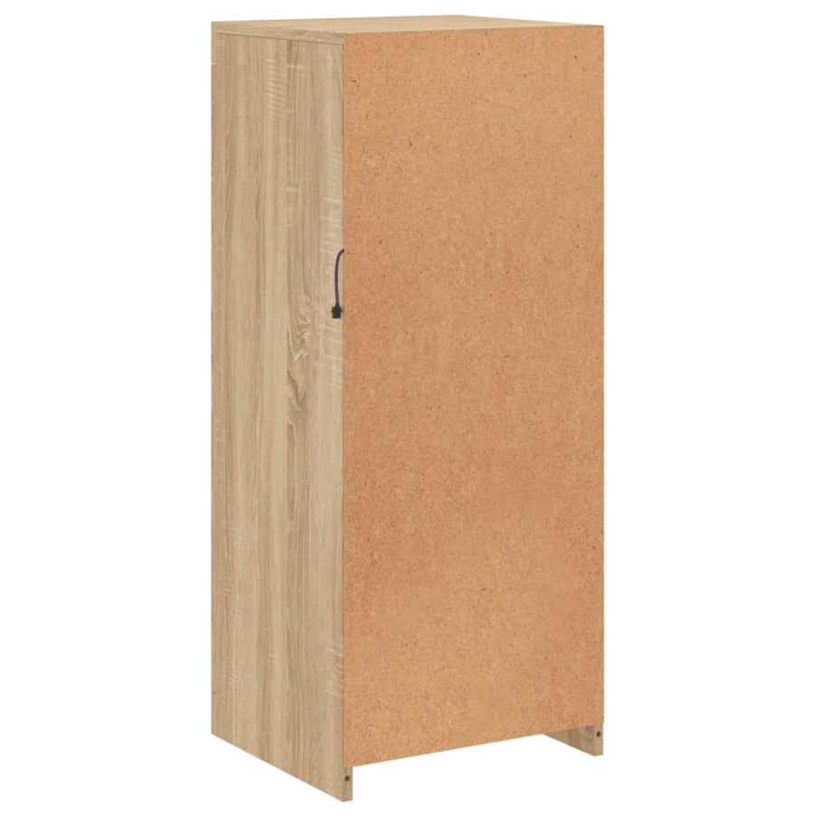 Dressoir Met Led-Verlichting 4X37X00 Cm Kleurig Sonoma eiken