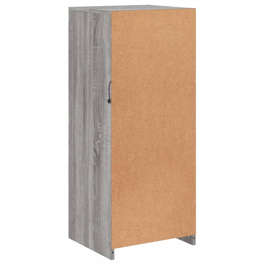 Dressoir Met Led-Verlichting 4X37X00 Cm Eiken Grijs sonoma