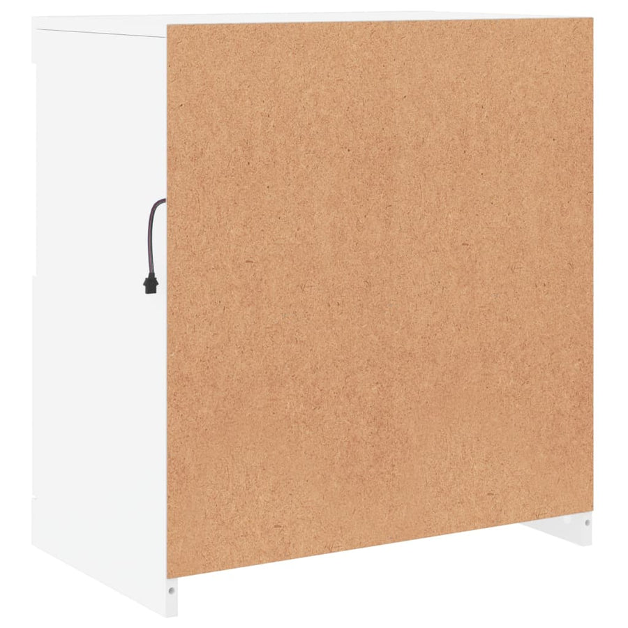 Dressoir Met Led-Verlichting 60X37X67 Cm Wit