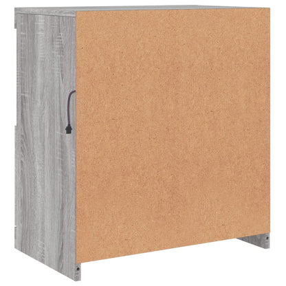 Dressoir Met Led-Verlichting 60X37X67 Cm Eiken Grijs sonoma