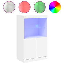 Dressoir Met Led-Verlichting 60,5X37X00 Cm Wit