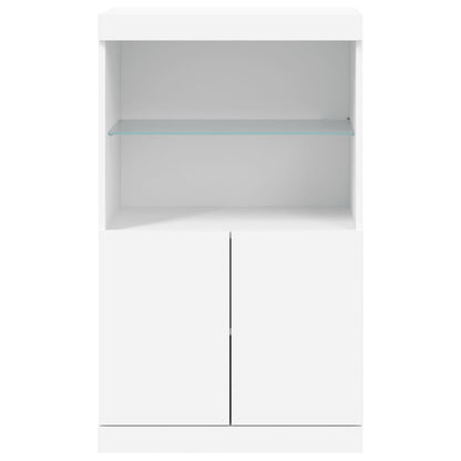 Dressoir Met Led-Verlichting 60,5X37X00 Cm Wit
