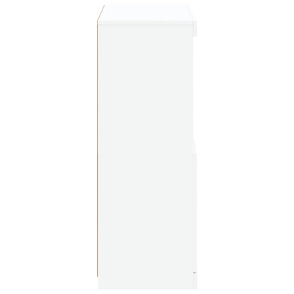 Dressoir Met Led-Verlichting 60,5X37X00 Cm Wit