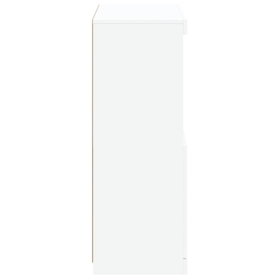 Dressoir Met Led-Verlichting 60,5X37X00 Cm Wit
