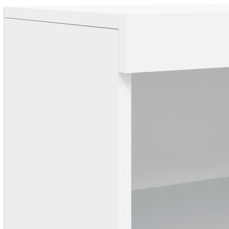 Dressoir Met Led-Verlichting 60,5X37X00 Cm Wit