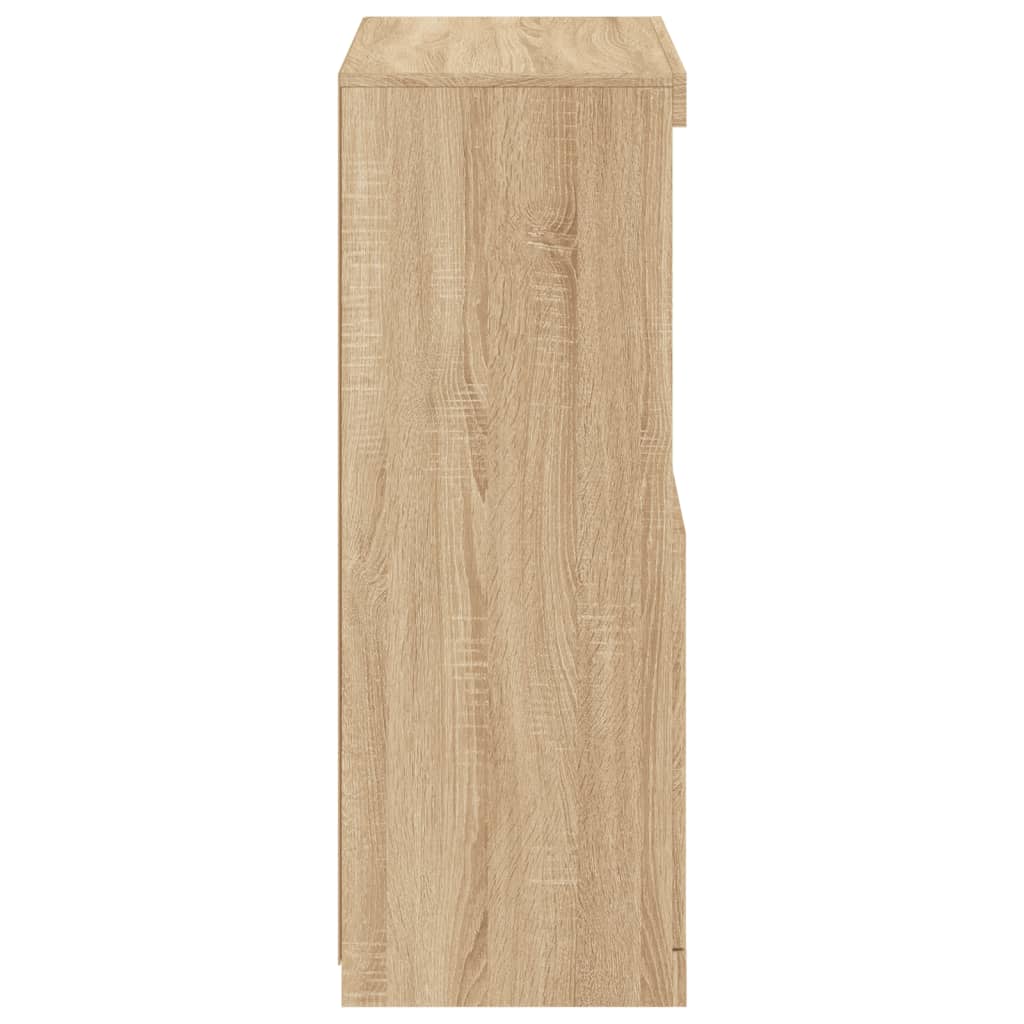 Dressoir Met Led-Verlichting 60,5X37X00 Cm Kleurig Sonoma eiken