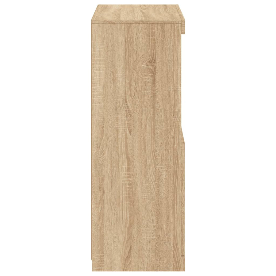 Dressoir Met Led-Verlichting 60,5X37X00 Cm Kleurig Sonoma eiken