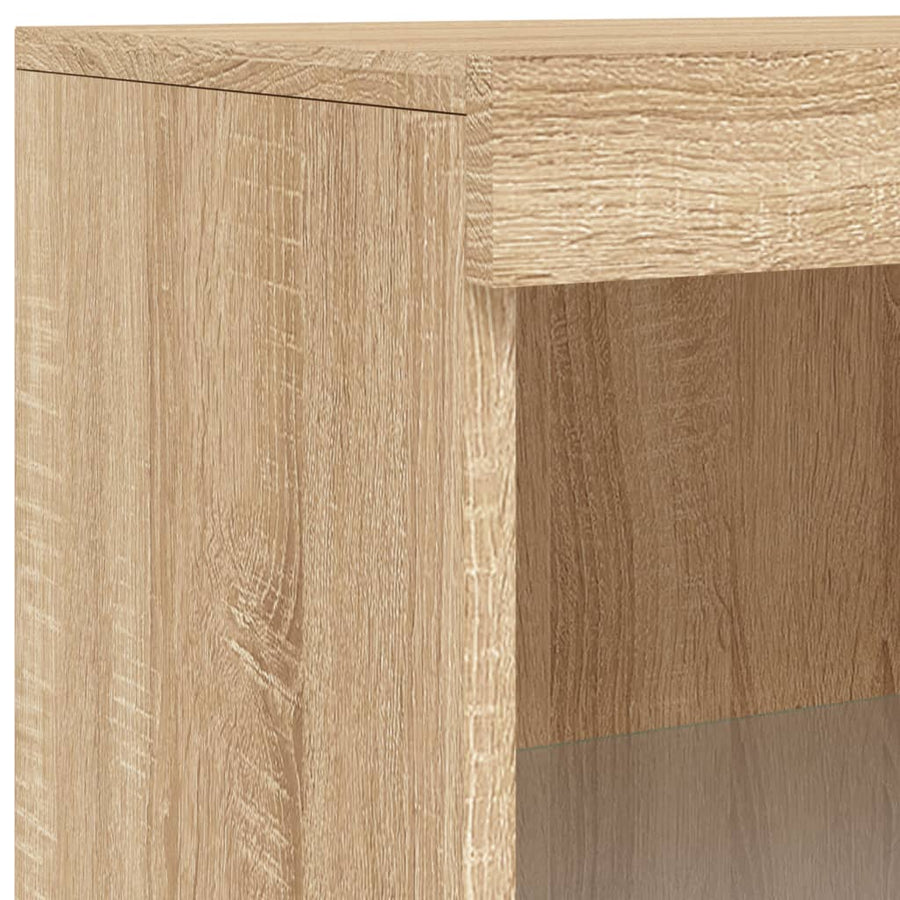 Dressoir Met Led-Verlichting 60,5X37X00 Cm Kleurig Sonoma eiken
